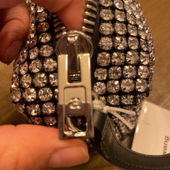 NWT Alexander Wang Medium Heiress Crystal & Leather Handbag - Picture 7 of 12